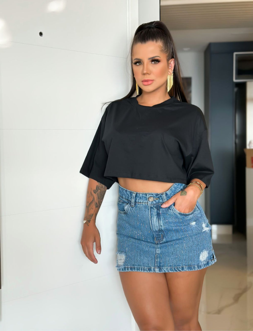 Cropped over