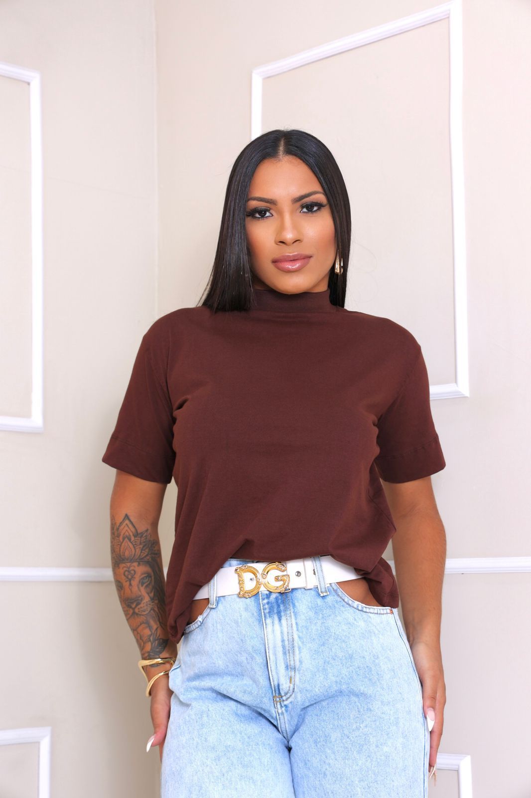 Tshirt gola alta